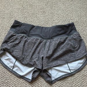 Grey Lulu Speed Up Shorts